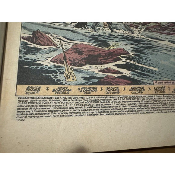 Marvel Comics, Conan The Barbarian Lot of 4, #125,136,148, & 154 1980s Fair/Good - Picture 8 of 16